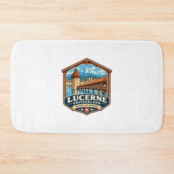 Item preview, Lucerne Switzerland Bridge Of Memory Travel Landmark Souvenir designed and sold by Star3NowForMe.