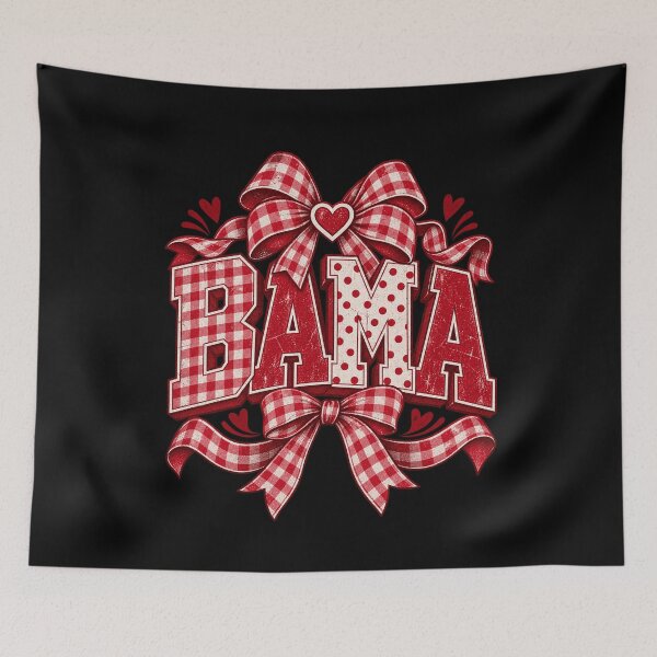 Item preview, Red Gingham Bow Southern Girl Crimson Check Coquette Design designed and sold by RamonaTeal.