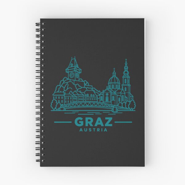 Item preview, Graz Austria Line Art Skyline Poster designed and sold by CMYKStudio.