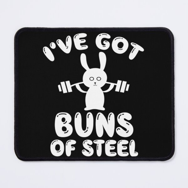 Item preview, Bunny T-Shirtbuns Of Steel Bunny Workout Cute Animal Bodybuilding Joke Kawaii designed and sold by vyan-aendley.