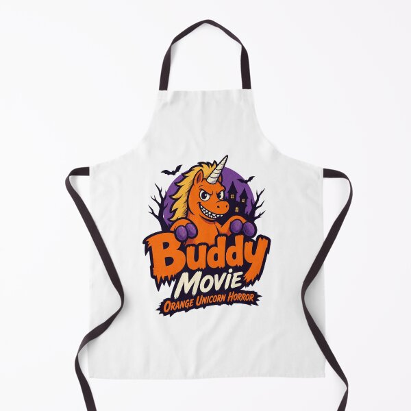 Item preview, Orange Unicorn Horror Buddy Movie Inspired Design designed and sold by ArthurBlake.