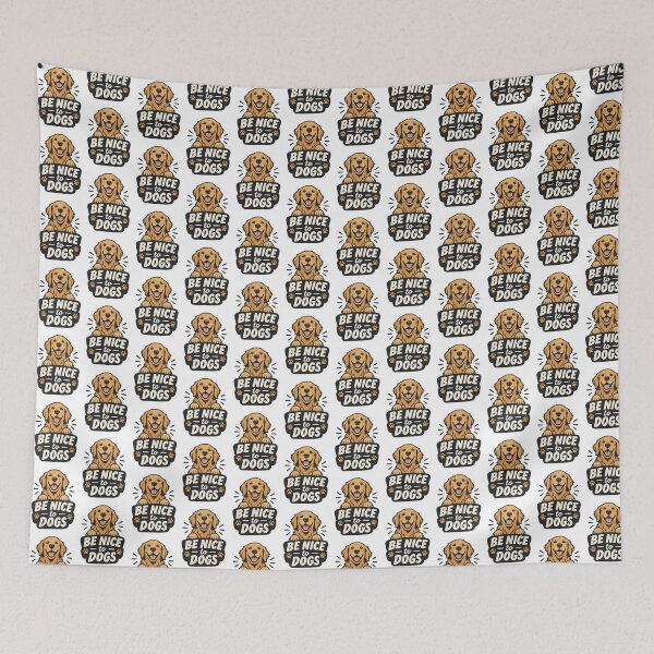 Item preview, Be Nice to Dogs Cute and Friendly Pet Lover Design designed and sold by SrTammutHatmakr.