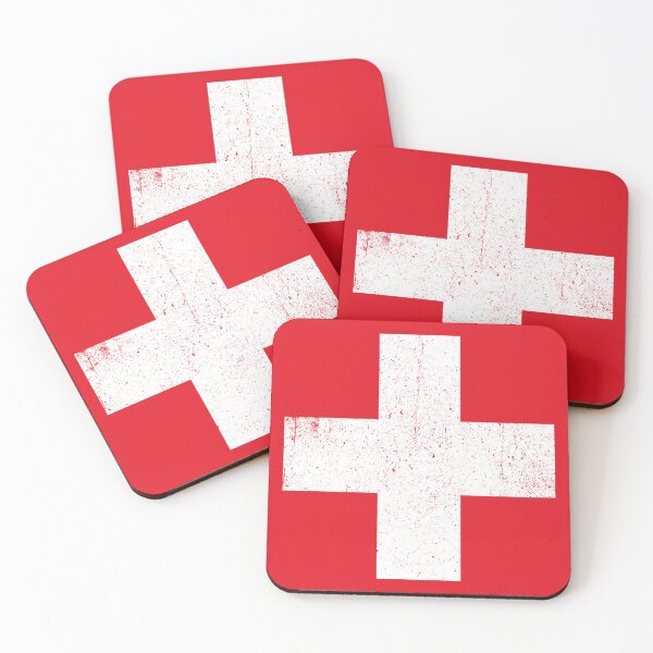 Item preview, Swiss Vintage Cross - Flag of Switzerland designed and sold by marthavelony.