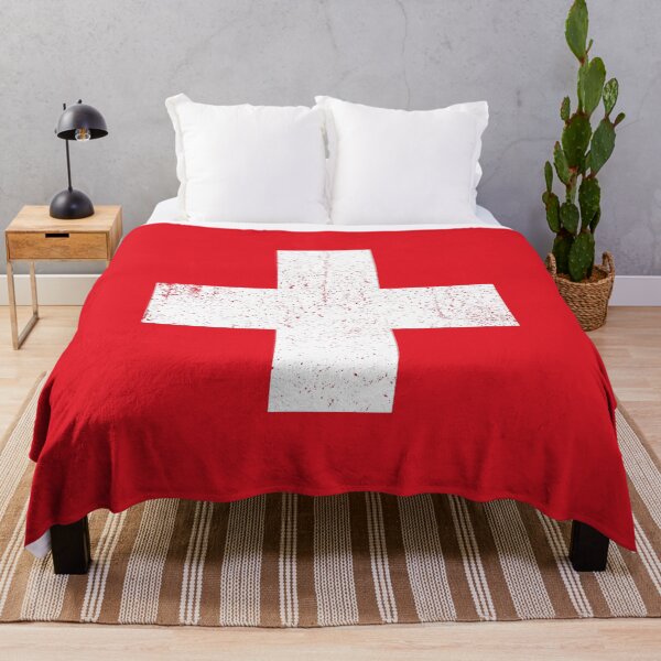 Artikelvorschau, Schweizer Vintage-Kreuz – Flagge der Schweiz entworfen und verkauft von marthavelony.