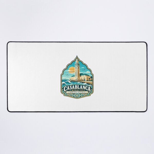 Item preview, Casablanca Morocco Where Ocean Meets Faith Travel Souvenir Destination For Tourists designed and sold by Star3NowForMe.