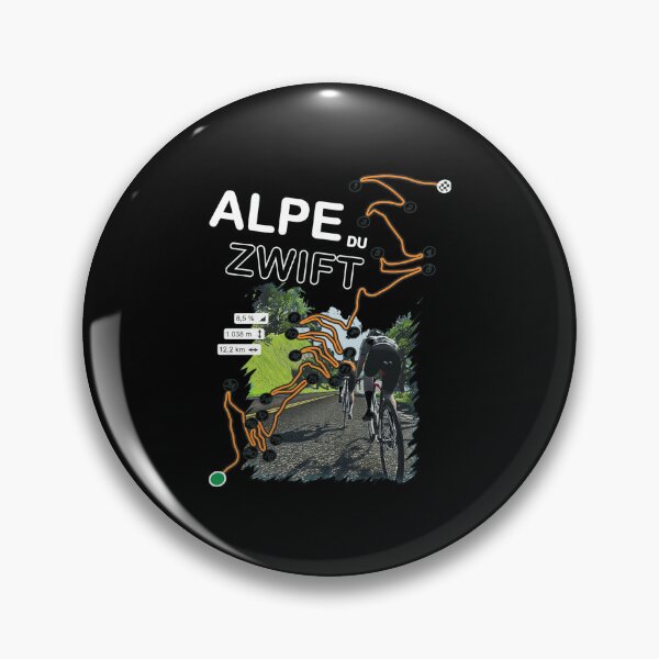 Item preview, Alpe Du Zwift Cycling Route Climb  designed and sold by Fridareenholt.