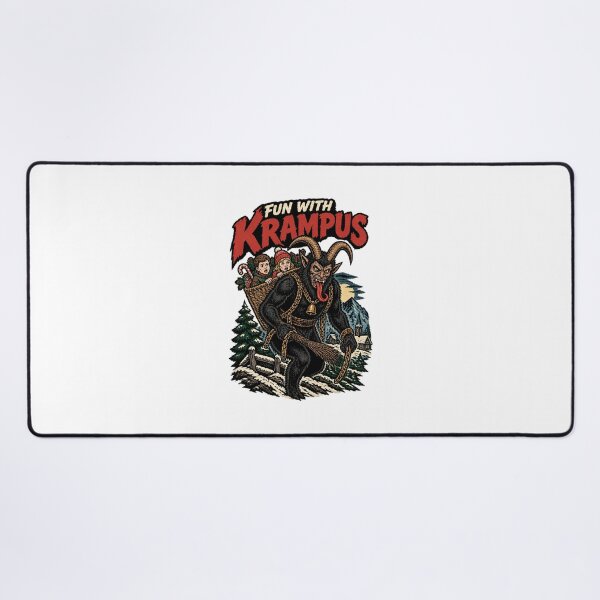 Item preview, Fun with Krampus Holiday Mischief Illustration for Winter Season designed and sold by ArthurBlake.