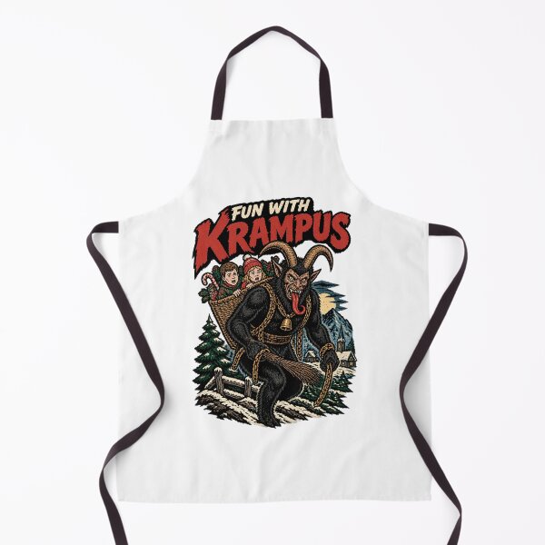 Item preview, Fun with Krampus Holiday Mischief Illustration for Winter Season designed and sold by ArthurBlake.