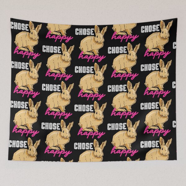 Aperçu de l'œuvre T-shirt lapin choisi Joyeux créée et vendue par vyan-aendley.