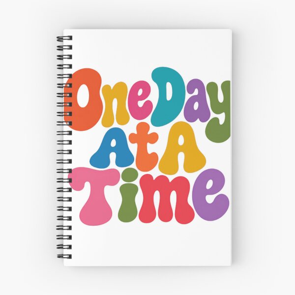 Item preview, One Day At A Time Motivation Inspiration Recovery Mental Health Quote designed and sold by HumansStuck12.