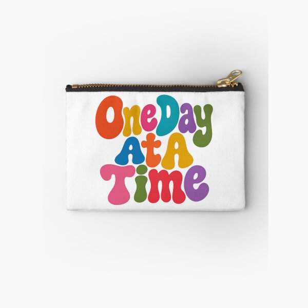 Item preview, One Day At A Time Motivation Inspiration Recovery Mental Health Quote designed and sold by HumansStuck12.