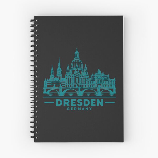Item preview, Dresden Germany Line Art Skyline Poster designed and sold by CMYKStudio.