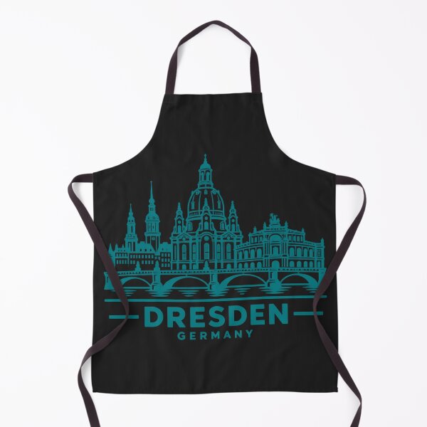 Item preview, Dresden Germany Line Art Skyline Poster designed and sold by CMYKStudio.