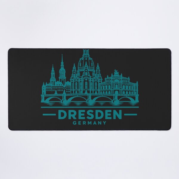 Item preview, Dresden Germany Line Art Skyline Poster designed and sold by CMYKStudio.
