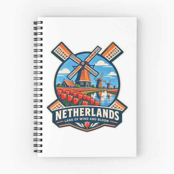 Item preview, Netherlands Land Of Wind And Bloom Dutch Travel Souvenir Explorer designed and sold by Star3NowForMe.