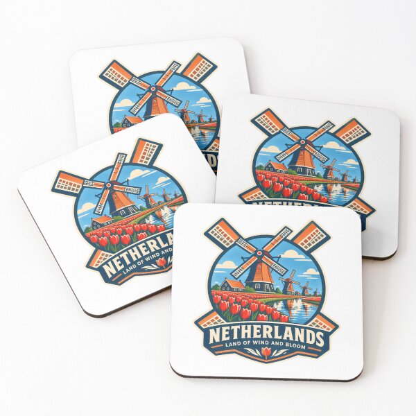 Item preview, Netherlands Land Of Wind And Bloom Dutch Travel Souvenir Explorer designed and sold by Star3NowForMe.