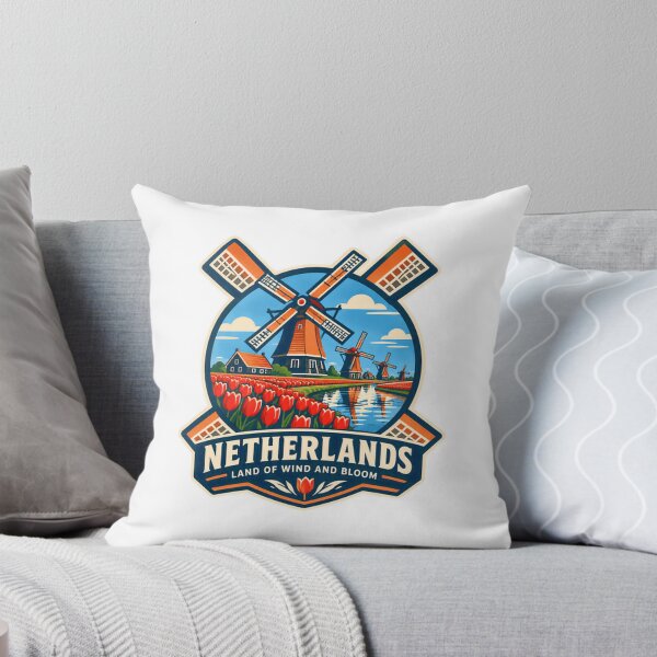 Item preview, Netherlands Land Of Wind And Bloom Dutch Travel Souvenir Explorer designed and sold by Star3NowForMe.