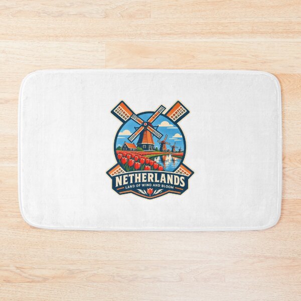 Item preview, Netherlands Land Of Wind And Bloom Dutch Travel Souvenir Explorer designed and sold by Star3NowForMe.