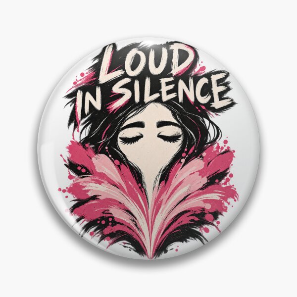 Item preview, Loud In Silence Feminsim Shirt Design designed and sold by Samanthi007.