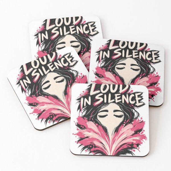 Item preview, Loud In Silence Feminsim Shirt Design designed and sold by Samanthi007.