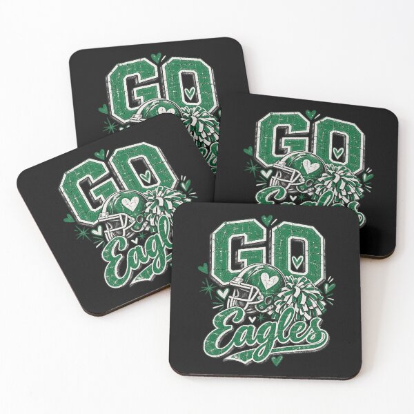 Item preview, Green Mascot Football Helmet Pom Pom Gameday Cheer Design designed and sold by RamonaTeal.