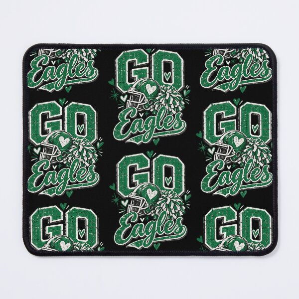 Item preview, Green Mascot Football Helmet Pom Pom Gameday Cheer Design designed and sold by RamonaTeal.