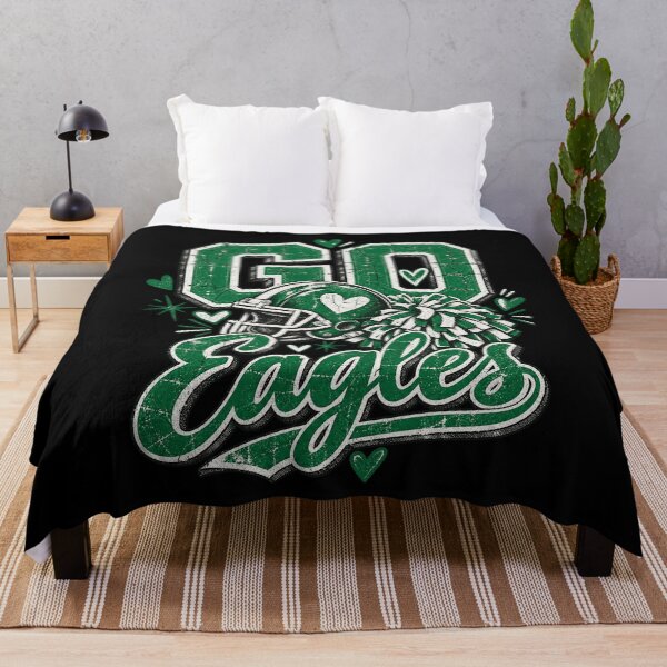 Item preview, Green Mascot Football Helmet Pom Pom Gameday Cheer Design designed and sold by RamonaTeal.