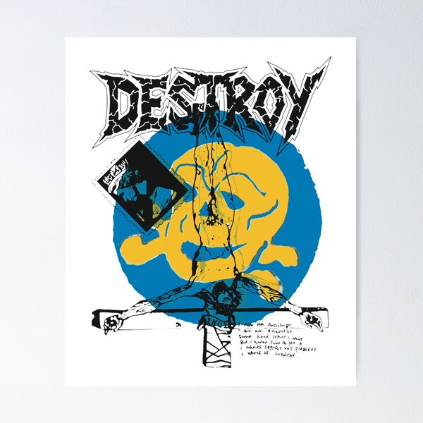 Item preview, Destroy Skull Crucifixion  designed and sold by Fridareenholt.