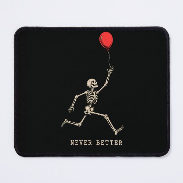 Item preview, Never Better Skeleton Reaching for Red Balloon Detailed Vintage Anatomy designed and sold by Zizo-DR44.