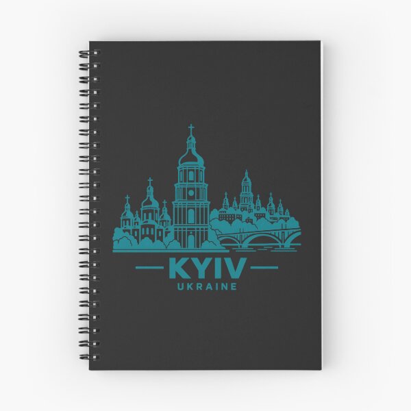 Item preview, Kyiv Ukraine Line Art Skyline Poster designed and sold by CMYKStudio.
