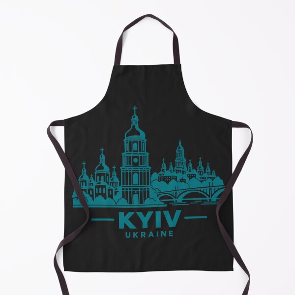 Item preview, Kyiv Ukraine Line Art Skyline Poster designed and sold by CMYKStudio.