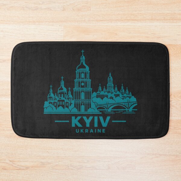 Item preview, Kyiv Ukraine Line Art Skyline Poster designed and sold by CMYKStudio.