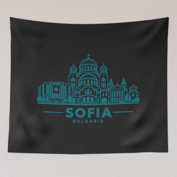 Item preview, Sofia Bulgaria Line Art Skyline Poster designed and sold by CMYKStudio.