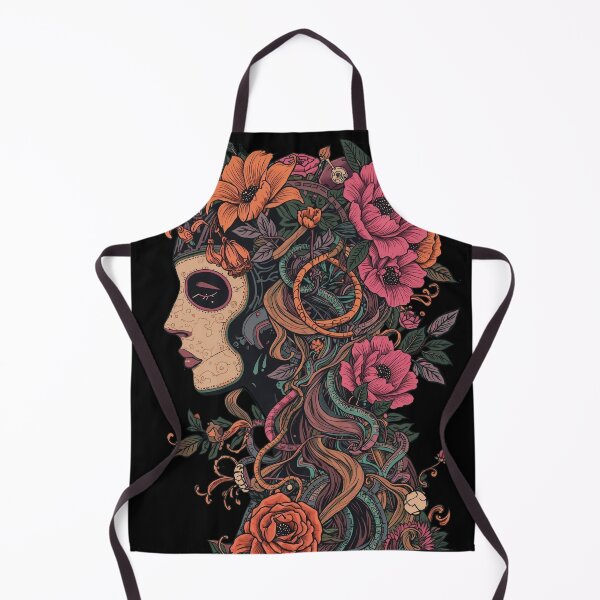 Item preview, Mystic Cybernetic Flora: Dark Mechanical Goddess designed and sold by  Mythical Entanglement.
