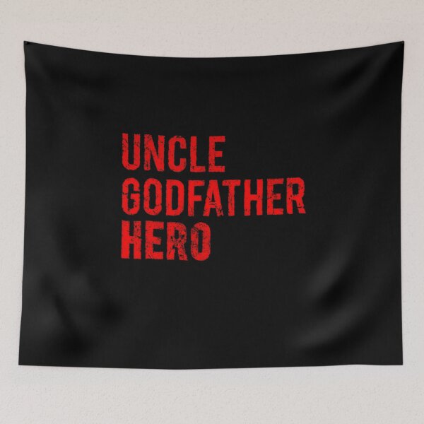 Item preview, Uncle Godfather Hero Family Sarcastic Humor Art designed and sold by bikinemosi.