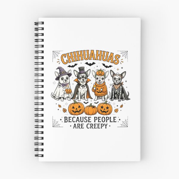 Item preview, Chihuahuas Because People Are Creepy Halloween Dog Design designed and sold by OlyvieArt.
