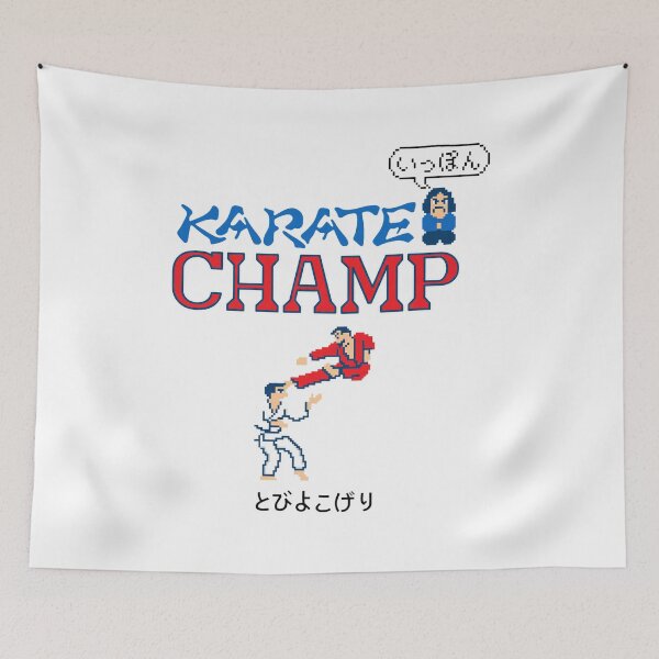 Item preview, KARATE CHAMP Pixel Art Retro Combat Style designed and sold by Fridareenholt.