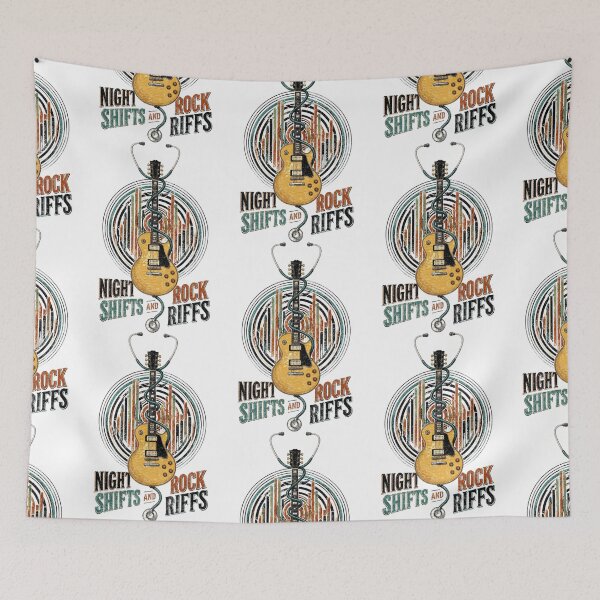 Item preview, Dr Rock Guitar - Night Shift Nurse designed and sold by Nacho Average Designs.