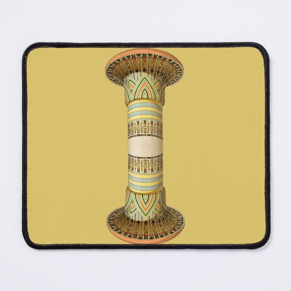 Item preview, Ancient Egyptian Ornamental Column – Antique Architectural Illustration designed and sold by Polychromes.