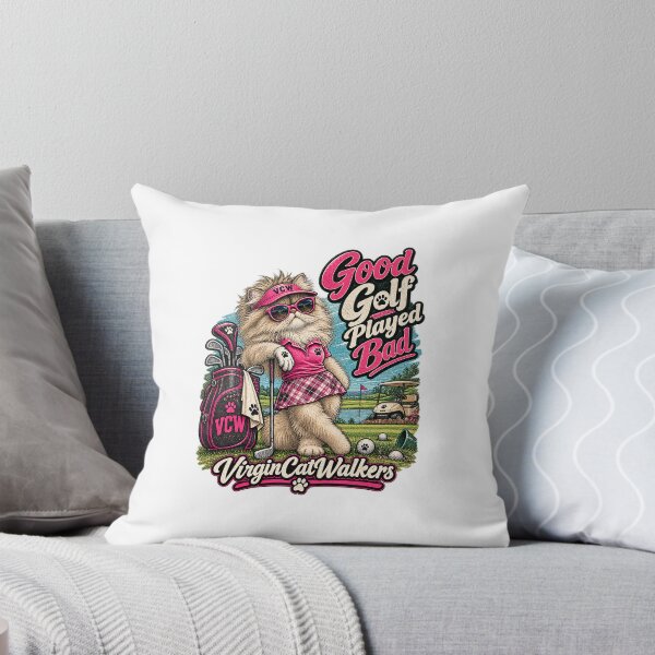Item preview, Good Golf Played Bad – Funny Persian Cat Golf designed and sold by Laugh a Lot Folk Art.