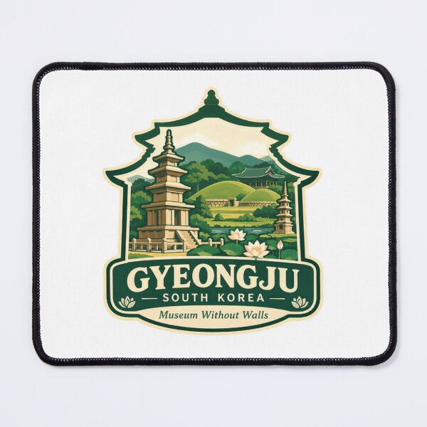 Item preview, Gyeongju South Korea Museum Without Walls Korean Travel Heritage Landmark designed and sold by Star3NowForMe.