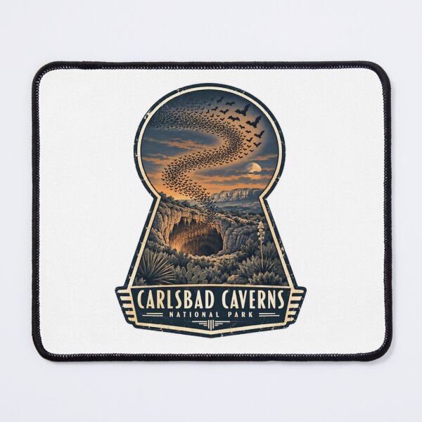 Item preview, Carlsbad Caverns National Park New Mexico Cave Bats Travel Souvenir designed and sold by Star3NowForMe.