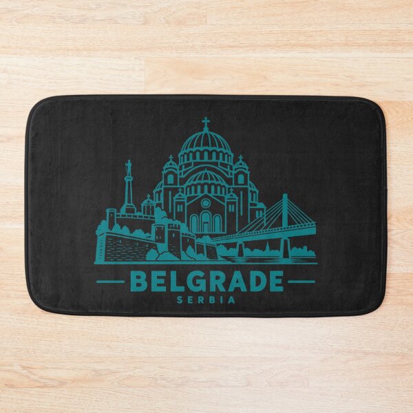 Item preview, Belgrade Serbia Line Art Skyline Poster designed and sold by CMYKStudio.