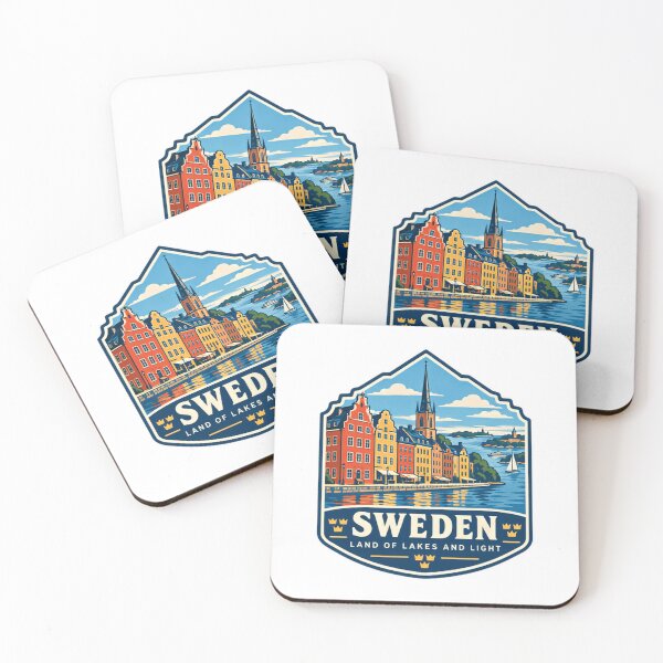 Item preview, Sweden Land Of Lakes And Light European Travel Souvenir designed and sold by Star3NowForMe.