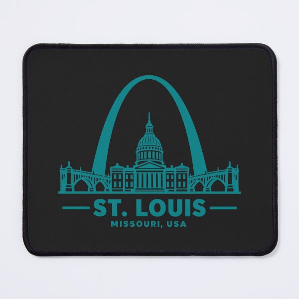 Item preview, St. Louis Missouri USA Line Art Skyline Poster designed and sold by CMYKStudio.