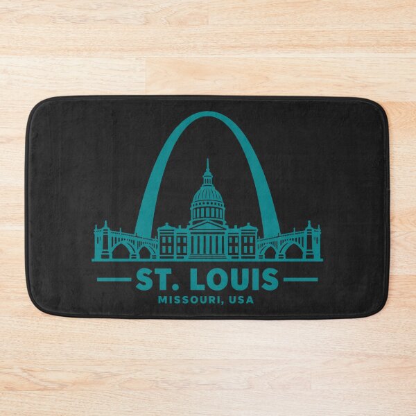Item preview, St. Louis Missouri USA Line Art Skyline Poster designed and sold by CMYKStudio.