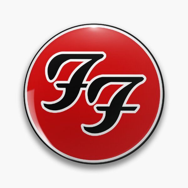 Item preview, Foo Circle Red Fighters Merch Tshirt Sticker designed and sold by matherbut.
