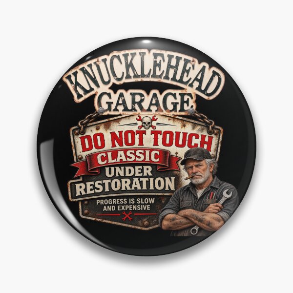 Item preview, Knucklehead Garage – Classic Car Restoration Mechanic T-Shirt designed and sold by Classic Chaos Creations.