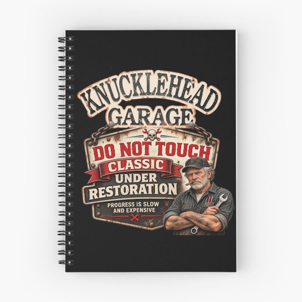 Item preview, Knucklehead Garage – Classic Car Restoration Mechanic T-Shirt designed and sold by Classic Chaos Creations.