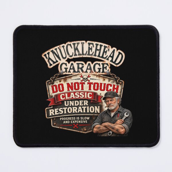 Item preview, Knucklehead Garage – Classic Car Restoration Mechanic T-Shirt designed and sold by Classic Chaos Creations.
